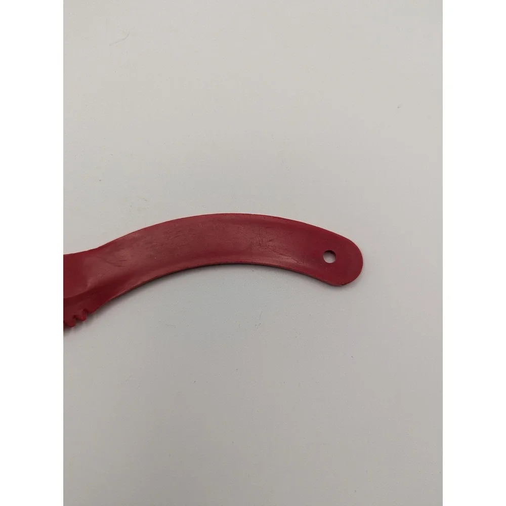 Vintage Tupperware Red Sli-Saw-All Kitchen Tool Citrus‎ Peeler Slicer USA Made
